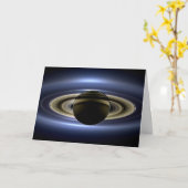 Saturn Eclipsed the Sun van Cassini Orbiter Kaart (Gele Bloem)