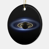 Saturn Eclipsed the Sun van Cassini Orbiter Keramisch Ornament (Links)