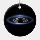 Saturn Eclipsed the Sun van Cassini Orbiter Keramisch Ornament (Achterkant)