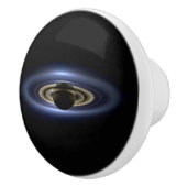 Saturn Eclipsed the Sun van Cassini Orbiter Keramische Knop (Rechts)