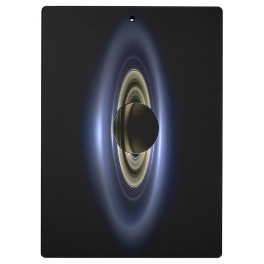 Saturn Eclipsed the Sun van Cassini Orbiter Klembord (Achterkant)