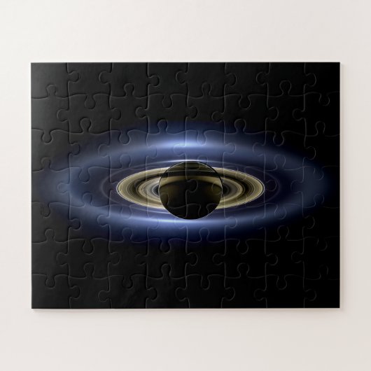 Saturn Eclipsed the Sun van Cassini Orbiter Legpuzzel (Horizontaal)