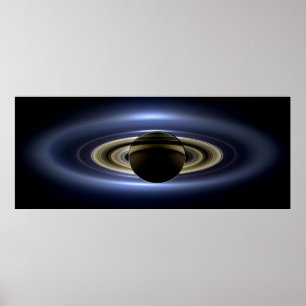 Saturn Eclipsed the Sun van Cassini Orbiter Poster