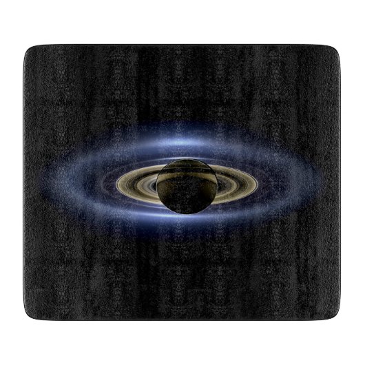 Saturn Eclipsed the Sun van Cassini Orbiter Snijplank (Voorkant)