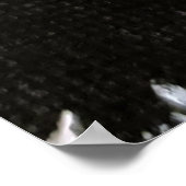 Saturn en Enceladus Poster (Hoek)