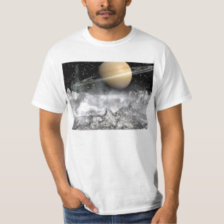 Saturn en Enceladus T-shirt