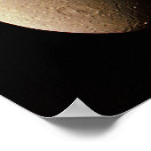 Saturn en haar Moons Poster (Hoek)