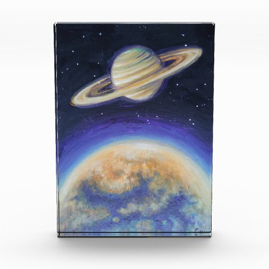 Saturn en Titan Fotoblokken (Voorkant)