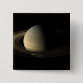 Saturn Equinox Vierkante Button 5,1 Cm (Voorkant)