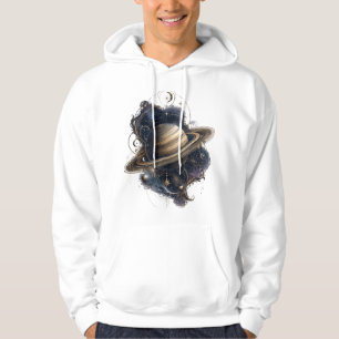 Saturn Gouden Ringen Hemels Sweater Hoodie Vi