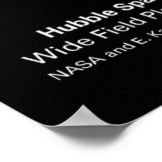 Saturn - Hubble Afbeeldingen Poster (Hoek)