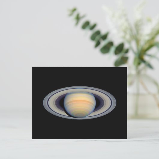 Saturn (Hubble Telescope) Briefkaart (Staand voorkant)