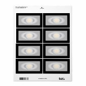 Saturn (Hubble Telescope) Etiket (Full Sheet)