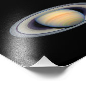 Saturn (Hubble Telescope) Foto Afdruk (Hoek)