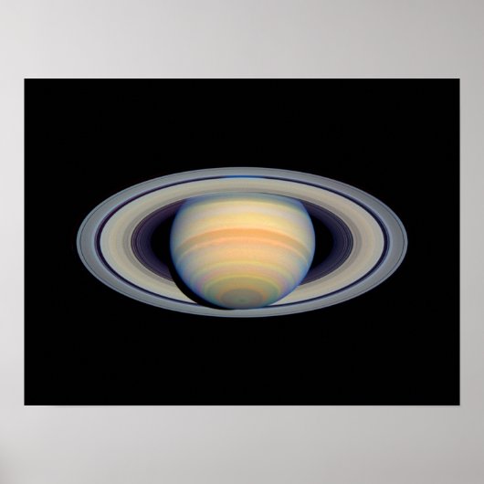 Saturn (Hubble Telescope) Poster (Voorkant)