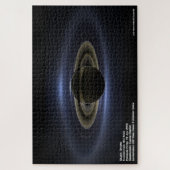 Saturn in zijn Shadow Jigzaag Puzzle Legpuzzel (Verticaal)