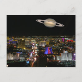 Saturn & Las Vegas Strip Briefkaarten