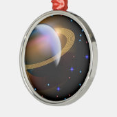 Saturn Metalen Ornament (Links)