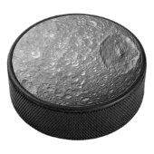 Saturn Moon Mimas Hockey Puck (3/4)