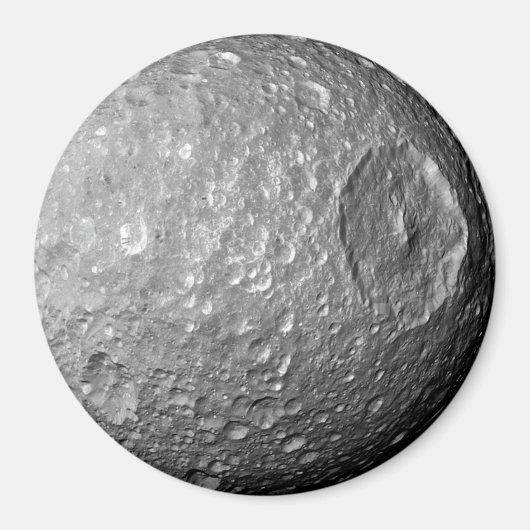 Saturn Moon Mimas Magneet (Voorkant)