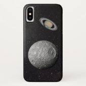 Saturn Moon Mimas Starry Sky Case-Mate iPhone Case (Achterkant)