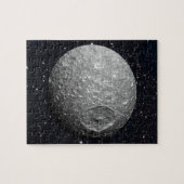Saturn Moon Mimas Starry Sky Legpuzzel (Horizontaal)