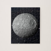 Saturn Moon Mimas Starry Sky Legpuzzel (Verticaal)