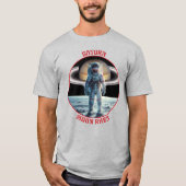 Saturn Moon Rhea T-shirt (Voorkant)