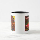 Saturn Oranje LabelUpland, CA Mok (Midden)