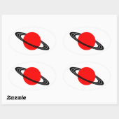 Saturn Ovale Sticker (Vel)