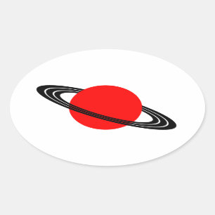 Saturn Ovale Sticker