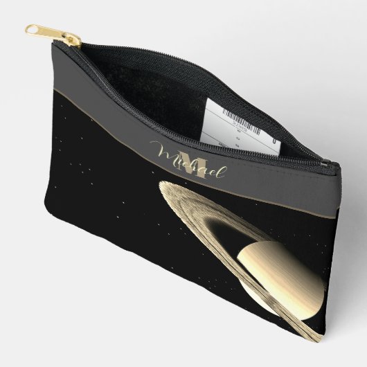 Saturn-Planet-Astronomie-Nerd-Zubehör Etui (Open)