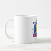 Saturn Planet Coffee Mug – Cosmic Design for Space Koffiemok (Links)