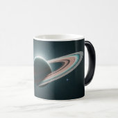 Saturn Planet Mug with Rings Magische Mok (Voorkant rechts)