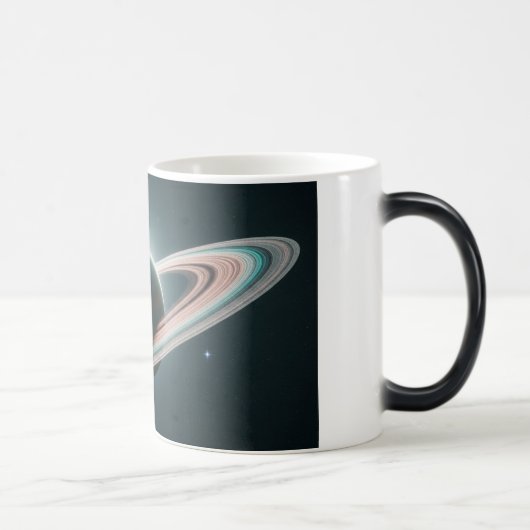 Saturn Planet Mug with Rings Magische Mok (Rechts)