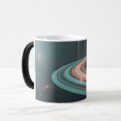 Saturn Planet Mug with Rings Magische Mok (Voorkant links)