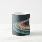 Saturn Planet Mug with Rings Magische Mok (Center)