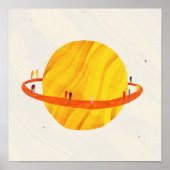 Saturn Poster (Voorkant)