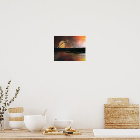 Saturn Poster (Keuken)