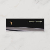 Saturn-profielkaart Mini Visitekaartje (Achterkant)