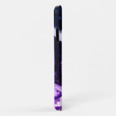 Saturn Rising Paars Space Planet Case-Mate iPhone Case (Achterkant/rechts)