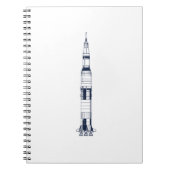 Saturn Rocket Notitieboek (Voorkant)