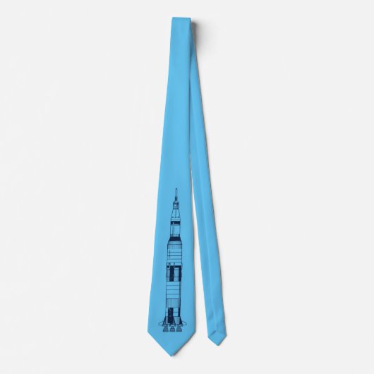 Saturn Rocket Stropdas (Voorkant)