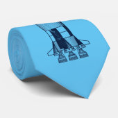 Saturn Rocket Stropdas (Opgerold)