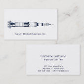 Saturn Rocket Visitekaartje (Voorkant / Achterkant)