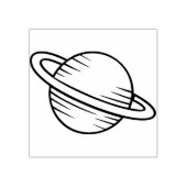 Saturn Rubber Stamp Rubberstempel (Afrduk)