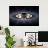 Saturn Solar Eclipse Poster (Thuiskantoor)