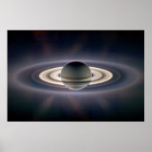 Saturn Solar Eclipse Poster (Voorkant)