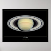 Saturn Space Science Astronomie Poster (Voorkant)