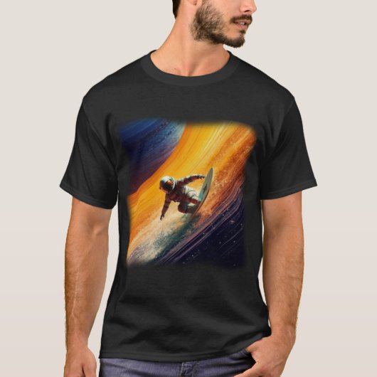 Saturn Surfer T-shirt (Voorkant)